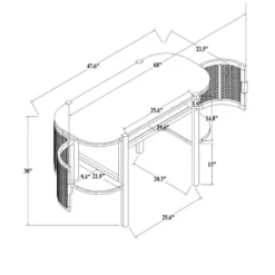 Portola Hills Caned Desk - Threshold™ Designed With Studio McGee -HOMES: Inside + Out Store GUEST 01203086 2a2a 4355 bc99 c44324501292