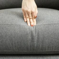 HOMCOM Recliner Sofa Couch With Easy Pull Handles And Adjustable Footrest, 3 Seater Sofa Modern Couch, Gray -HOMES: Inside + Out Store GUEST 01285fca bf0d 4ab6 9636 ed4f6bbd7658