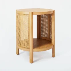Portola Hills Woven Accent Table - Threshold™ Designed With Studio McGee -HOMES: Inside + Out Store GUEST 01d0c929 8f40 4501 a180 ad0f5b38117e