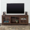 Tasi Glass Door Console TV Stand For TVs Up To 80" - Saracina Home -HOMES: Inside + Out Store GUEST 021f7327 3ab1 443a bd28 006cc967bf74