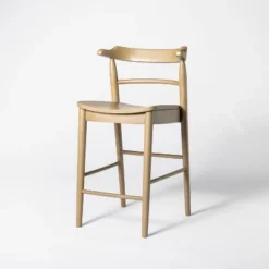 Kaysville Curved Back Wood Counter Height Barstool - Threshold™ Designed With Studio McGee -HOMES: Inside + Out Store GUEST 023f7aed 536a 4f95 b97e 35970af67510