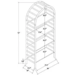 72" Holladay Curved Wooden Bookcase - Threshold™ Designed With Studio McGee 23 72" Holladay Curved Wooden Bookcase - Threshold™ Designed With Studio McGee -HOMES: Inside + Out Store GUEST 02d306c2 b728 424b 85ec e8a3f4144d26