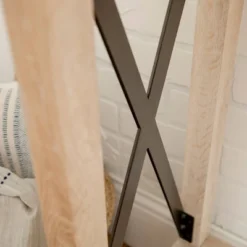 Sophie Rustic Industrial X Frame Entry Table - Saracina Home -HOMES: Inside + Out Store GUEST 0491431f 0636 4156 87d7 eb3103418ae1