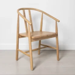 Sculpted Wood Dining Chair - Hearth & Hand™ With Magnolia -HOMES: Inside + Out Store GUEST 0739c1ea 01b8 4dee 8c5b 2c6a9063fffe