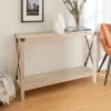 Sophie Rustic Industrial X Frame Entry Table - Saracina Home -HOMES: Inside + Out Store GUEST 0956a3b1 8f05 40d8 a646 72a6cd2af587