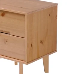 Mid-Century Modern Wood Nightstand - Saracina Home -HOMES: Inside + Out Store GUEST 0e625427 4e53 409c 93f2 180030666c77