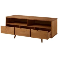 Cara Mid-Century Modern 3 Drawer TV Stand For TVs Up To 65" - Saracina Home 23 Cara Mid-Century Modern 3 Drawer TV Stand For TVs Up To 65" - Saracina Home -HOMES: Inside + Out Store GUEST 0e714800 a100 48a4 b268 40d5b58b3806