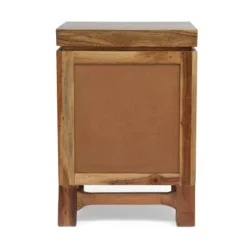 Wadley Boho Handcrafted Acacia Wood Nightstand Natural - Christopher Knight Home -HOMES: Inside + Out Store GUEST 0fcf1ab6 8a7e 4874 8993 3b5a2d63994d