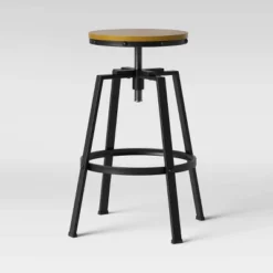 Lewiston Adjustable Swivel Barstool - Threshold 14 Lewiston Adjustable Swivel Barstool - Threshold -HOMES: Inside + Out Store GUEST 11447b9c f63d 44de 89f4 f3ad210ca579