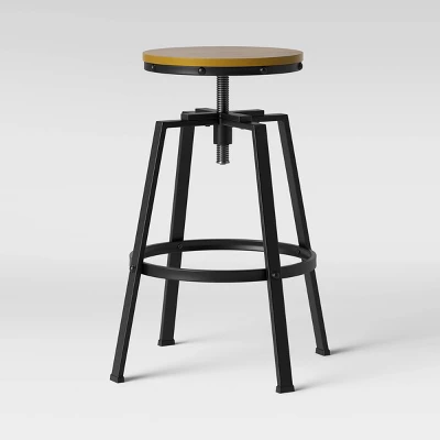Lewiston Adjustable Swivel Barstool - Threshold 8 Lewiston Adjustable Swivel Barstool - Threshold - Image 6