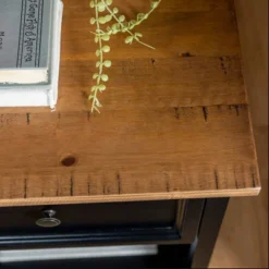 Set Of 2 Farmhouse Single Drawer V Frame Nightstands - Saracina Home -HOMES: Inside + Out Store GUEST 11fc86f8 8dff 46e9 a91b 9654d2a38dbc