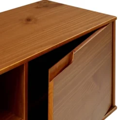 Solid Wood Mid-Century Modern TV Stand For TVs Up To 80" - Saracina Home -HOMES: Inside + Out Store GUEST 1230d599 1ffc 49f5 88b2 9c14434896a7