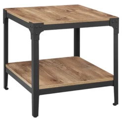 Set Of 2 Benny Urban Industrial Angle Iron Side Tables - Saracina Home -HOMES: Inside + Out Store GUEST 13c9493f beec 4c1d a8fd 9288cc0ebb9a