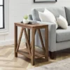 Taylen A Frame Farmhouse Open Storage Side Table - Saracina Home -HOMES: Inside + Out Store GUEST 17333dc0 5db8 413c b3e1 11d76b3c8f4d