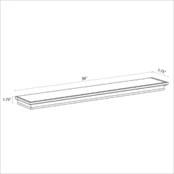 Traditional Wall Shelf White - Threshold™ -HOMES: Inside + Out Store GUEST 1800e01f f3e4 4fad 9a88 96999268b9a0