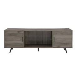 2 Door Mid-Century Modern Wood Storage TV Stand For TVs Up To 80" - Saracina Home 36 2 Door Mid-Century Modern Wood Storage TV Stand For TVs Up To 80" - Saracina Home -HOMES: Inside + Out Store GUEST 1cbb1432 b257 4b6b a9a4 7831fbb9b6a0
