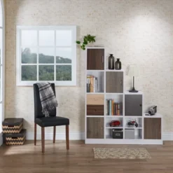 61.5" Hirsch Contemporary Bookcase White - HOMES: Inside + Out -HOMES: Inside + Out Store GUEST 1d800360 1ba2 4a86 877a 03bfc4af6d1a
