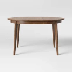 Astrid Mid-Century Round Extendable Dining Table - Threshold™ 17 Astrid Mid-Century Round Extendable Dining Table - Threshold™ -HOMES: Inside + Out Store GUEST 1eeb1a9f 467b 44cb 99a8 af971bef71cc