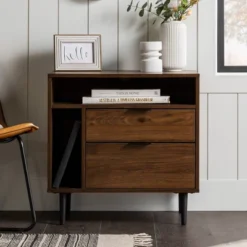 Rockwell Modern Storage Nightstand - Saracina Home -HOMES: Inside + Out Store GUEST 1f3fc2b2 ae5c 4ffa 8299 3f45a89116eb