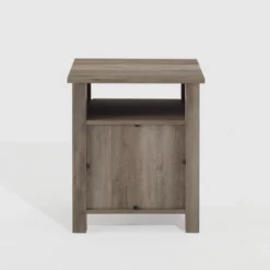 Transitional Classic Windowpane Storage Side Table - Saracina Home -HOMES: Inside + Out Store GUEST 1f9f616c 5dfb 4a69 aed2 39c216f81c4c