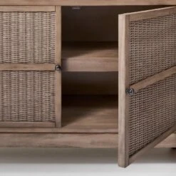 Brandeis Woven TV Stand For TVs Up To 60" Brown - Threshold™ Designed With Studio McGee 11 Brandeis Woven TV Stand For TVs Up To 60" Brown - Threshold™ Designed With Studio McGee -HOMES: Inside + Out Store GUEST 207e0e77 d234 4ee8 8261 19fba8aebd36