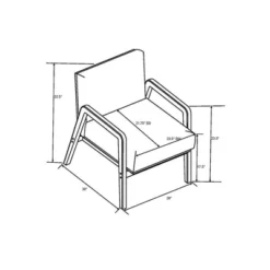 Upholstered Wood Framed Accent Arm Chair - Hearth & Hand™ With Magnolia -HOMES: Inside + Out Store GUEST 20d7cc37 15c5 4d84 9cd3 409177928f58