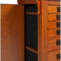 Delia Jewelry Armoire Brown - Powell Company -HOMES: Inside + Out Store GUEST 2245716a fa42 47af 9bbe f7ab634fcde4