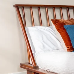 Boho Solid Wood Spindle Platform Bed - Saracina Home 21 Boho Solid Wood Spindle Platform Bed - Saracina Home -HOMES: Inside + Out Store GUEST 25c48dee c55c 4d11 acb3 98c5359f0380