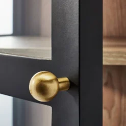 60" Crystal Cove Glass Cabinet Black - Threshold™ Designed With Studio McGee -HOMES: Inside + Out Store GUEST 26fa73ea e496 41cb a096 0f669cdcbb99 1