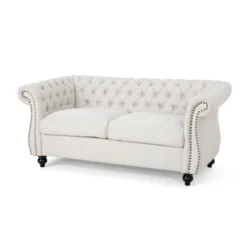 Somerville Traditional Chesterfield Loveseat - Christopher Knight Home -HOMES: Inside + Out Store GUEST 27510145 c665 4a8e ab08 733327ea13e3