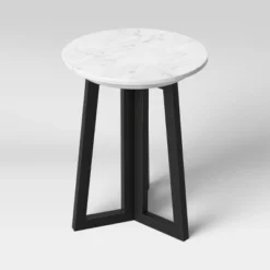 Altavista Round Marble End Table White - Threshold™ 7 Altavista Round Marble End Table White - Threshold™ -HOMES: Inside + Out Store GUEST 2758c8eb 8d8e 4972 8d46 eafeb11b9283