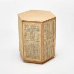 Lomita Rattan Accent Table Natural - Threshold™ Designed With Studio McGee -HOMES: Inside + Out Store GUEST 27815fad d8ad 4f13 8215 939a58baf0a2