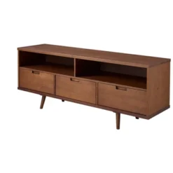 Cara Mid-Century Modern 3 Drawer TV Stand For TVs Up To 65" - Saracina Home 38 Cara Mid-Century Modern 3 Drawer TV Stand For TVs Up To 65" - Saracina Home -HOMES: Inside + Out Store GUEST 27a24018 e7a9 4d99 88df 5f5a13923937