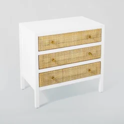 Springville 3 Drawer Nightstand White - Threshold™ Designed With Studio McGee -HOMES: Inside + Out Store GUEST 2aec47cc d72c 4c7b bf64 e9ab76b448eb