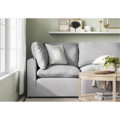 4pc Allandale Modular Sectional Sofa Set Gray - Threshold™ 7 4pc Allandale Modular Sectional Sofa Set Gray - Threshold™ - Image 5