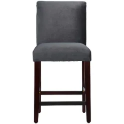 25" Velvet Parsons Counter Height Barstool Wood - Threshold™ -HOMES: Inside + Out Store GUEST 2d3bee77 cfeb 484b bea2 2666e4f9a908