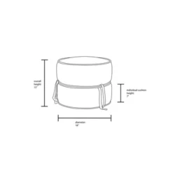 Olivia Round Pouf Rust - Opalhouse™ Designed With Jungalow™ -HOMES: Inside + Out Store GUEST 2dec2442 055a 49e6 a91f e3a92174e078