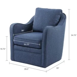 Mitchell Wide Seat Swivel Armchair - Madison Park -HOMES: Inside + Out Store GUEST 2eb4a770 fade 443d 8f8c 33be472b7975