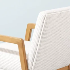 Upholstered Wood Framed Accent Arm Chair - Hearth & Hand™ With Magnolia -HOMES: Inside + Out Store GUEST 2f0e04c0 d86f 4b12 86dd 9cbf776611b6