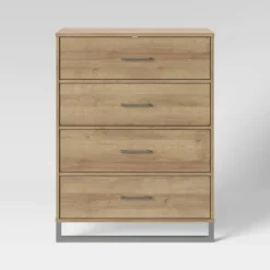 Mixed Material 4 Drawer Dresser - Room Essentials™ -HOMES: Inside + Out Store GUEST 316d418d 8f78 4949 8fcd 6421703ea1f3
