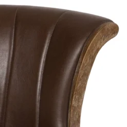 Coulee Contemporary Upholstered Roll Back Swivel Office Chair Dark Brown/Natural - Christopher Knight Home 21 Coulee Contemporary Upholstered Roll Back Swivel Office Chair Dark Brown/Natural - Christopher Knight Home -HOMES: Inside + Out Store GUEST 333a42ff 1f10 44f7 9a6f d3fb0f3795a2