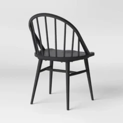 2pk Adwolf Rounded Spindle Dining Chairs Black - Threshold™ 12 2pk Adwolf Rounded Spindle Dining Chairs Black - Threshold™ -HOMES: Inside + Out Store GUEST 3349c84d 67f7 4df0 bbc1 7211fcfc09d1
