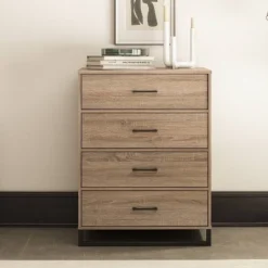 Mixed Material 4 Drawer Dresser - Room Essentials™
