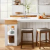 Candor Wood And Upholstered Saddle Counter Height Barstool - Threshold™ -HOMES: Inside + Out Store GUEST 361494a7 aca8 4efa af75 8cae1ea23886