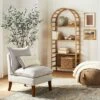 72" Holladay Curved Wooden Bookcase - Threshold™ Designed With Studio McGee -HOMES: Inside + Out Store GUEST 36cf8426 d595 4723 a170 a967bfc097f3