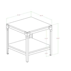 Set Of 2 Benny Urban Industrial Angle Iron Side Tables - Saracina Home -HOMES: Inside + Out Store GUEST 36f541d7 e3c1 4bfe a7c1 00065ab8ba6c