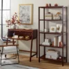 70" 5-Shelf Wood & Cane Transitional Vertical Bookshelf - Brown - Hearth & Hand™ With Magnolia 2 70" 5-Shelf Wood & Cane Transitional Vertical Bookshelf - Brown - Hearth & Hand™ With Magnolia -HOMES: Inside + Out Store GUEST 38d23e7e 7082 4309 90fc 7c4d29d0b92f
