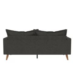 Maryan Pillowback Wood Stretcher Sofa Gray Linen - Room & Joy -HOMES: Inside + Out Store GUEST 4538ad06 746c 4572 997f 4006936256c1