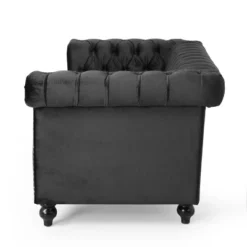 Brinkhaven Modern Glam Tufted Velvet Loveseat With Nailhead Trim - Christopher Knight Home -HOMES: Inside + Out Store GUEST 46ebb8a8 cefc 48b5 8052 51382232abce