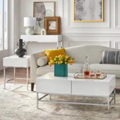 Lewis Modern Sofa Table White - Buylateral 8 Lewis Modern Sofa Table White - Buylateral -HOMES: Inside + Out Store GUEST 498be4d2 5f78 483e 99dd 99a647647d90